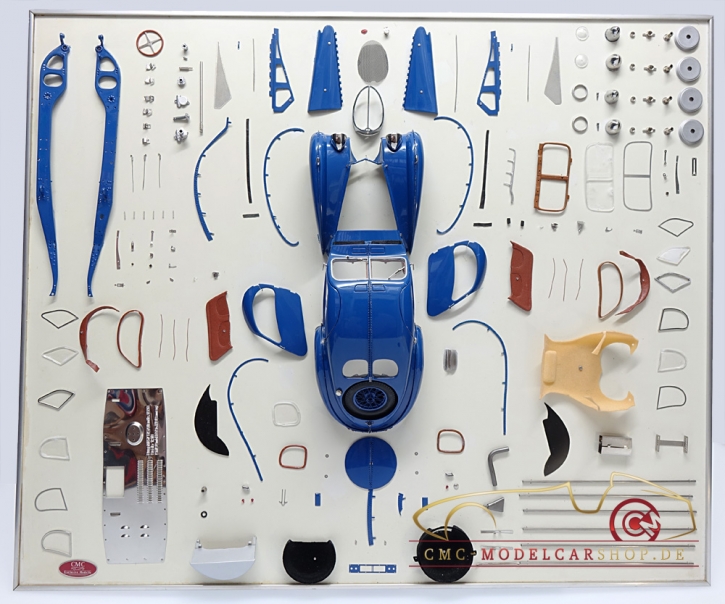 CMC Model Art Bugatti Atlantic Bauteile Display
