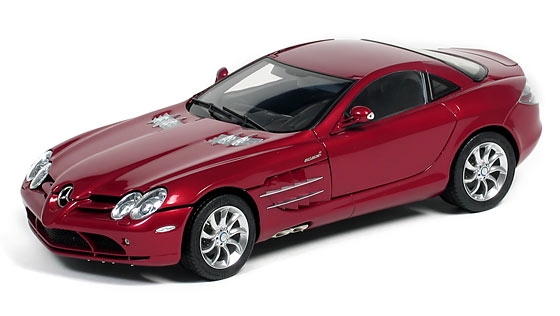 CMC Mercedes-Benz SLR McLaren, rot, Leder schwarz