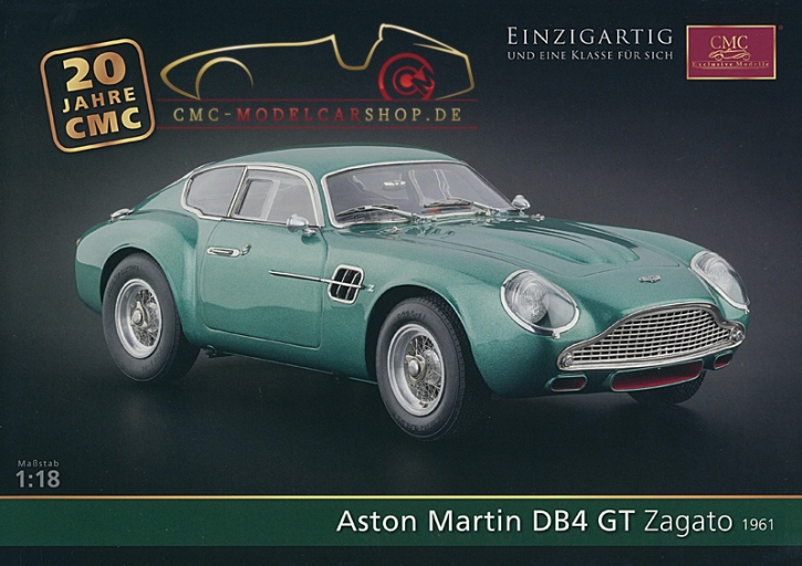 CMC modèles brochure Aston Martin DB4 GT Zagato