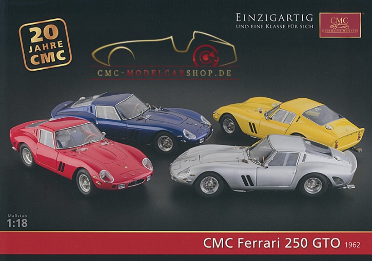 CMC modèles brochure Ferrari 250 GTO