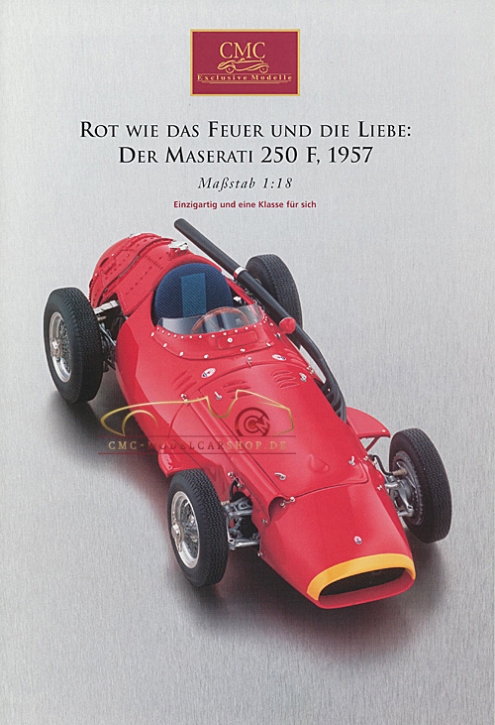 CMC modèles brochure Maserati 250 F, 1957