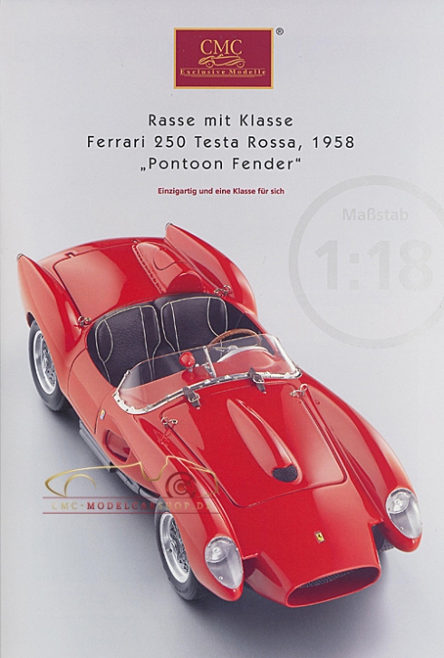 CMC modèles brochure Ferrari 250 Testa Rossa,1958