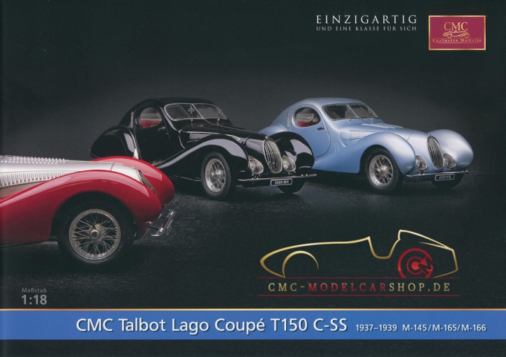 CMC modèles brochure Talbot Lago Coupé