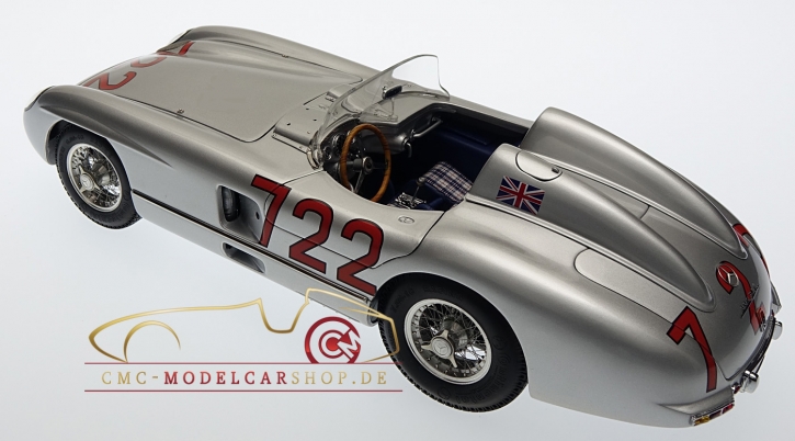 CMC Mercedes-Benz 300 SLR, Mille Miglia #722, model car, miniature