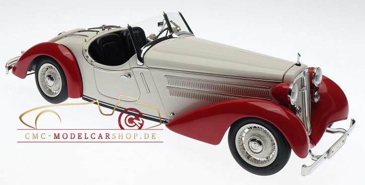 CMC Audi 225 Front Roadster red white, model car, cmc-modelcarshop