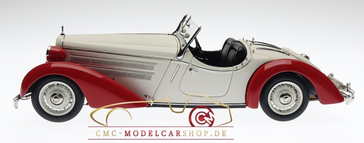 CMC Audi 225 Front Roadster red white, model car, cmc-modelcarshop