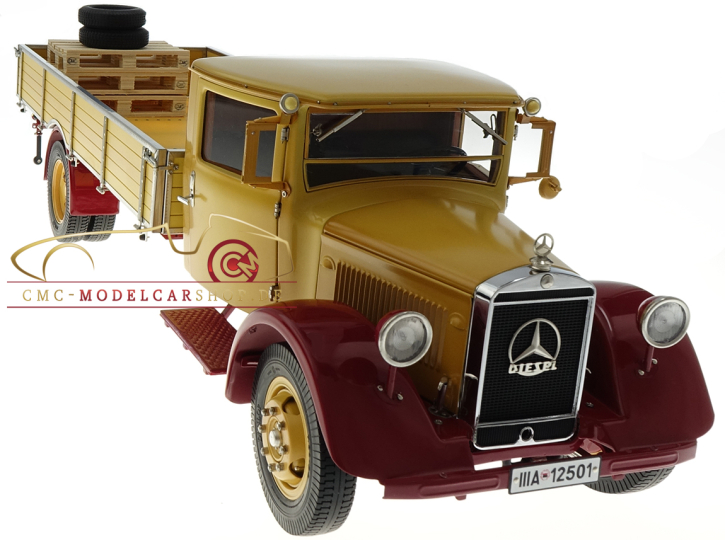 CMC 1/18 メルセデス-ベンツ LO 2750 プラットフォーム CMC Mercedes-Benz LO 2750, 1934-38 Platform Truck, M-169