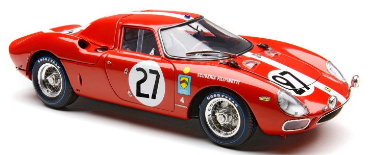CMC Ferrari 250 LM, 24H Le Mans Frankreich 1965, #27,Chassis 6119, Spoerry/Boller, RHD
