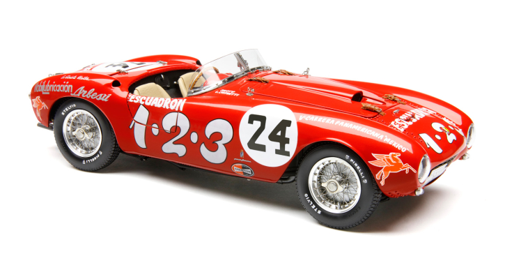 CMC Ferrari 375 MM Spider, rot, #24, Panamericana