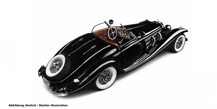 CMC Mercedes Benz 500K Spezial Roadster, schwarz