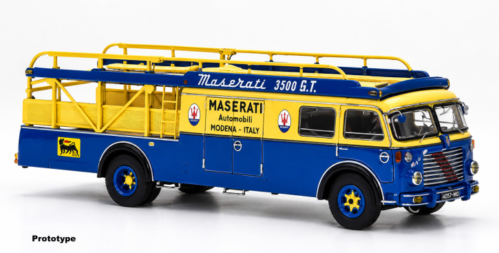 CMC Maserati Renntransporter, Typ Fiat 642 RN2 Bartoletti, 1957, Maßstab 1:64