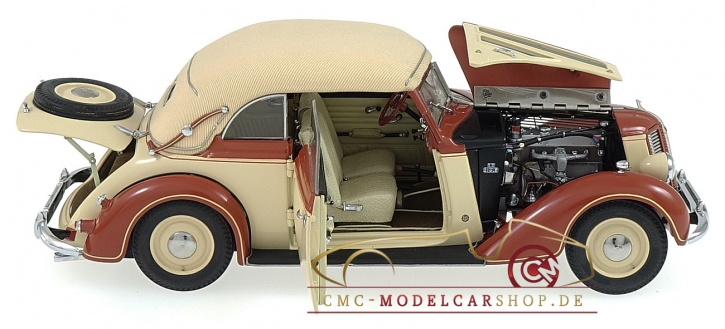 CMC Horch 853 cabrio, model car, scale 1:24, modelle, cmc