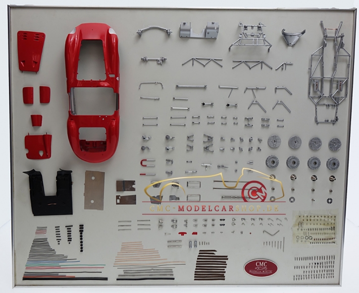 CMC Model Art Maserati 300S Bauteile Display
