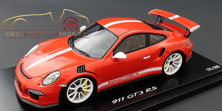 Spark Porsche 911 (991) GT3 RS orange IAA 2015, Limitiert 300