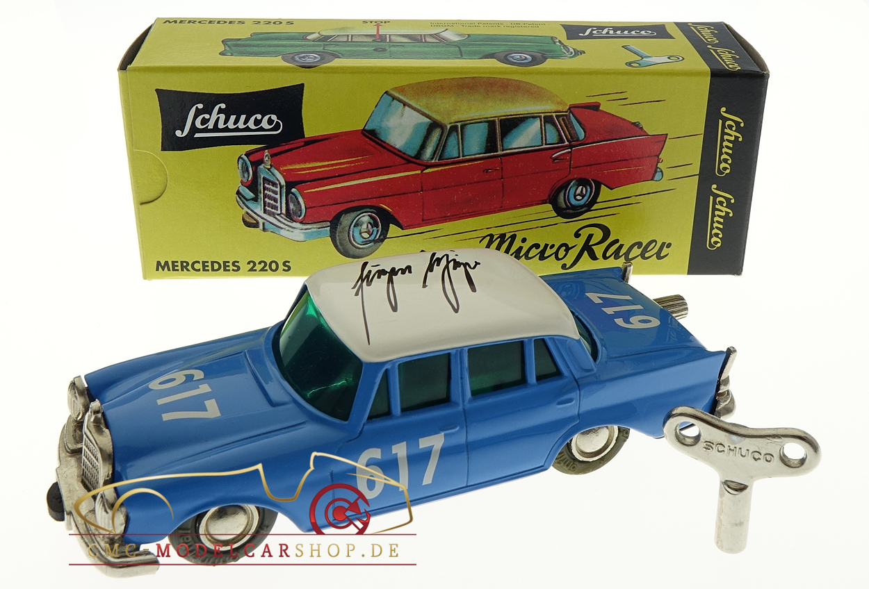 Schuco Mercedes 220S マイクロレーサー SHUCO MICRO-RACERS, GERMANY #1038 MERCEDES 220 S .RESTORED WORKING