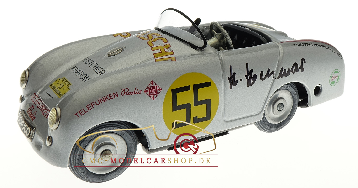 Schuco 01373 Porsche 356 Sport Examico Weihnachten 2000 – Miniature échelle 14cm, état Parfait, Boîte Abîmée