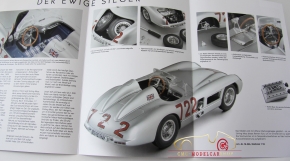 CMC fiche/depliant Mercedes-Benz 300 SLR Stirling Moss Mille Miglia original signé