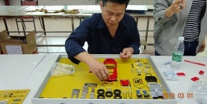 Production Photos CMC Ferrari 250 GTO parts display board