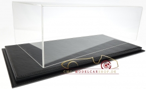 Atlantic Vitrine Mulhouse Leder Schwarz 1:12 Modelle