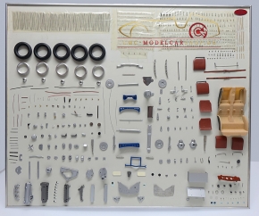 CMC Model Art Bugatti Atlantic Bauteile Display