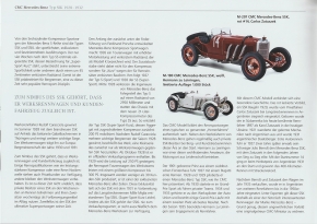 CMC model car brochure Mercedes-Benz SSK, 1928-1932
