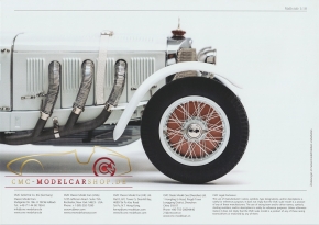 CMC model car brochure Mercedes-Benz SSK, 1928-1932