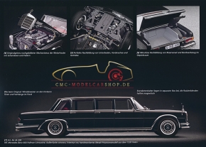 CMC Modell Prospekt Mercedes-Benz 600 Pullman