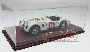 Atlantic vitrine Mulhouse, cuir bordeaux, 1:18 modèles