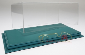 Atlantic vitrine Mulhouse, cuir turquoise, 1:18 modèles