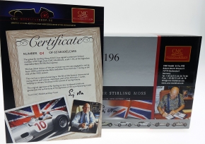 CMC Mercedes-Benz W196, Sir Stirling Moss, Signatur Edition limitiert 65 Stück