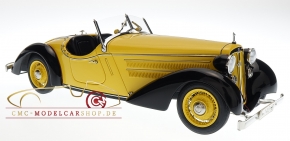 CMC Audi Front 225 Roadster, 1935, black/yellow