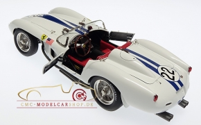 CMC Ferrari 250 Testa Rossa blanc #22, version de course Le Mans 1958, limitée 2000 exemplaires