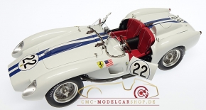 CMC Ferrari 250 Testa Rossa blanc #22, version de course Le Mans 1958, limitée 2000 exemplaires