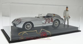 CMC Mercedes-Benz 300 SLR, sign.Hans Herrmann, incl. Atlantic show case