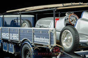 CMC Mercedes-Benz Racing Car Transporter LO 2750 + W25 T-Car Bundle