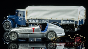 CMC Mercedes-Benz Racing Car Transporter LO 2750 + W25 T-Car Bundle