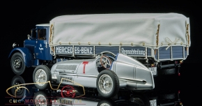 CMC Mercedes-Benz Racing Car Transporter LO 2750 + W25 T-Car Bundle