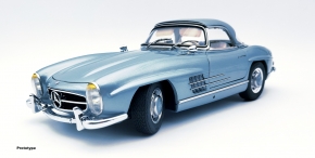 CMC Mercedes-Benz 300 SL, W198, Hardtop, blau