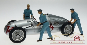 Figutec Set 3 figures mécaniciens Auto Union 1:18
