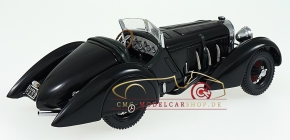 CMC Mercedes SSK Trossi, 1932 "The Black Prince", Interior leather dark green