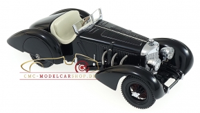 CMC Mercedes SSK Trossi, 1932 "Der Schwarze Prinz", Innen Leder Weiss