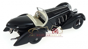 CMC Mercedes SSK Trossi, 1932 "Der Schwarze Prinz", Innen Leder Weiss