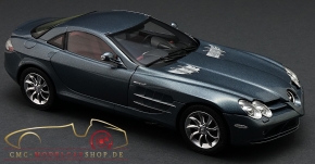 CMC Mercedes-Benz SLR McLaren, Grau Metallic, Leder rot