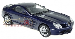 CMC Mercedes-Benz SLR McLaren, blau metallic, Leder grau