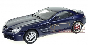 CMC Mercedes-Benz SLR McLaren, blau metallic, Leder grau