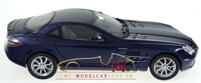 CMC Mercedes-Benz SLR McLaren, blau metallic, Leder grau