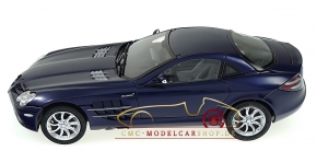 CMC Mercedes-Benz SLR McLaren, blau metallic, Leder grau