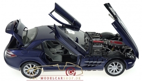 CMC Mercedes-Benz SLR McLaren, blau metallic, Leder grau