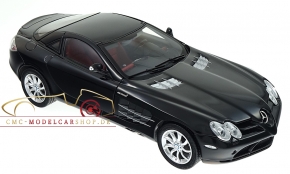 CMC Mercedes-Benz SLR McLaren, schwarz, Leder rot