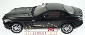 CMC Mercedes-Benz SLR McLaren, schwarz, Leder rot